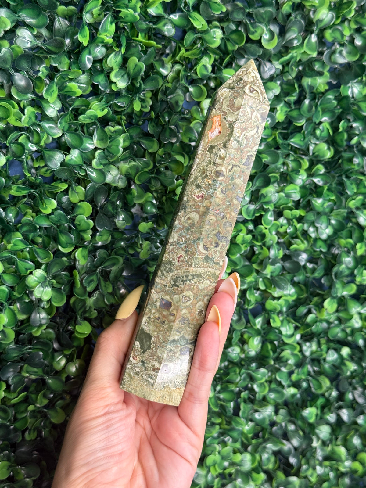 Rainforest Jasper Large Crystal Towers - E