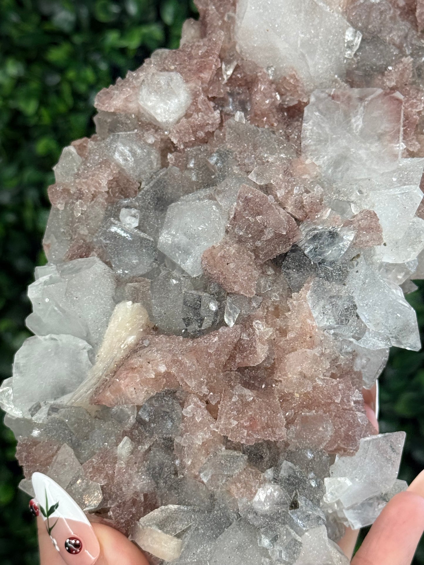 Apophyllite on Heulandite with Sugar Apophyllite Coating from India 1.3kg