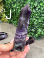 Dark and Moody Flourite Towers Crystal Carvings Imperfect