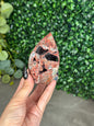 Red Marcasite Teardrop B
