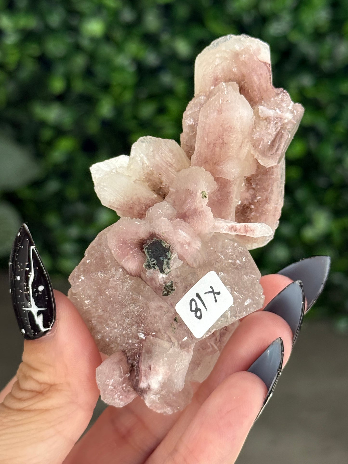 Pink & Green Apophyllite Specimens - X