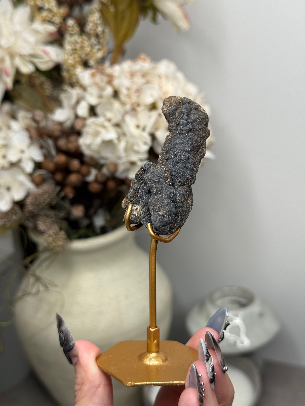 Botryoidal Goethite with Druzy Quartz Coating from Banten, Indonesia - G