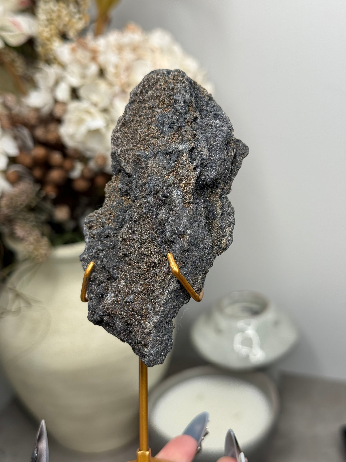 Botryoidal Goethite with Druzy Quartz Coating from Banten, Indonesia - A