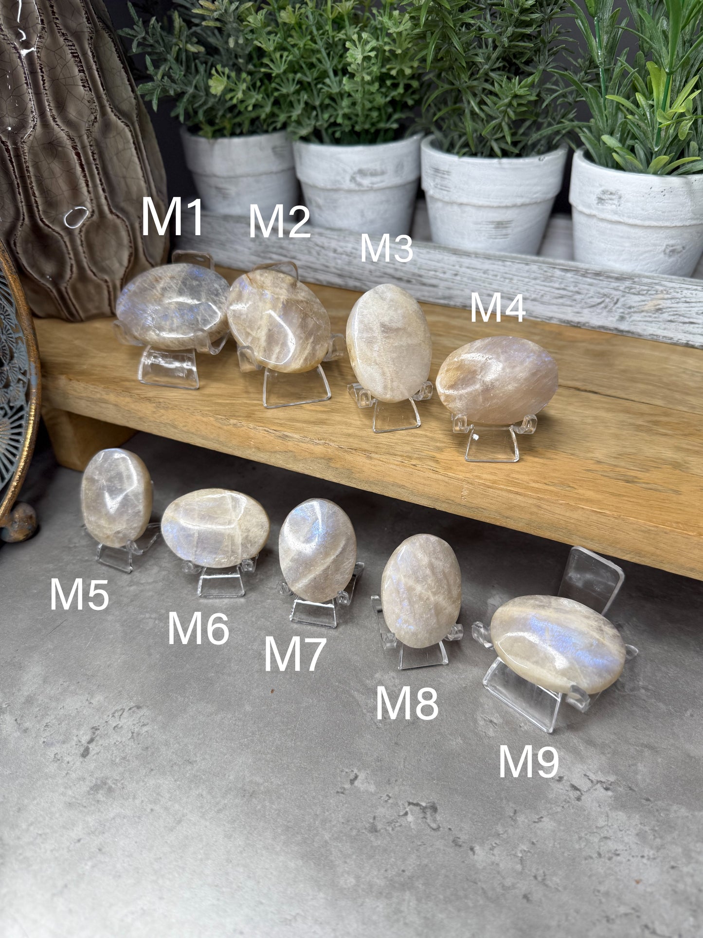 Moonstone Crystal Palmstones