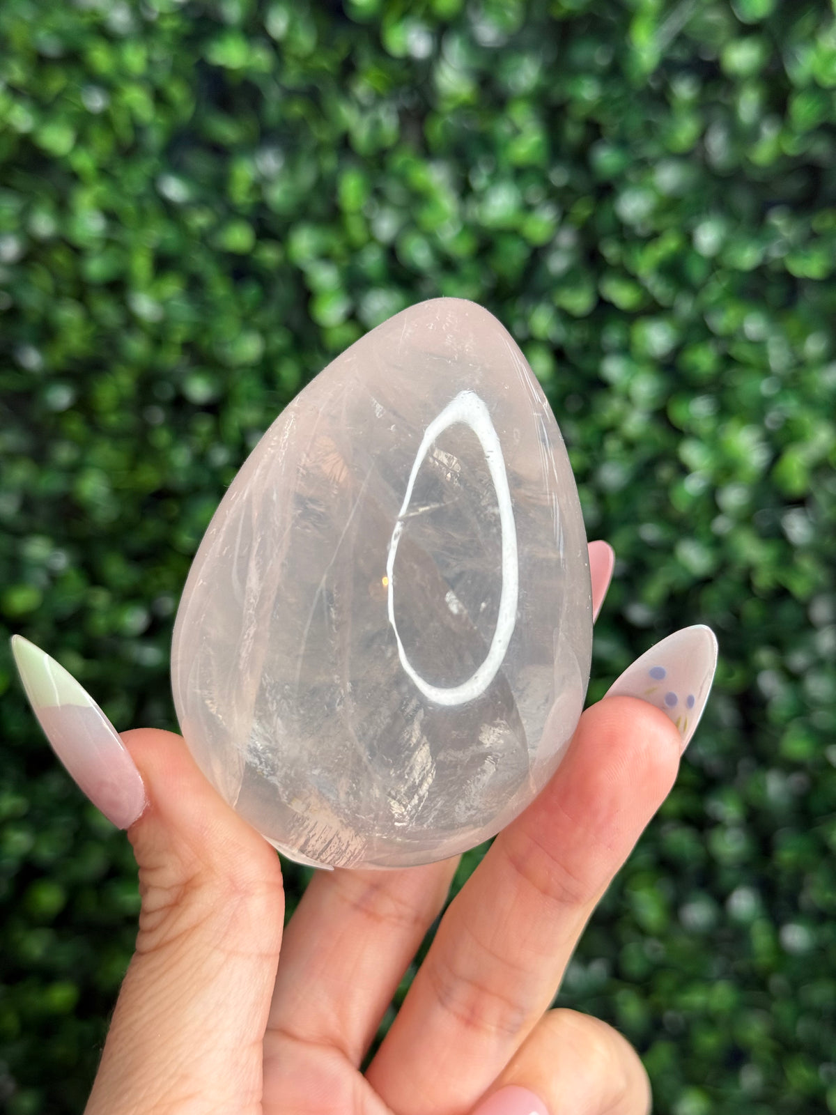 Girasol Rose Quartz Eggs - Madagascar