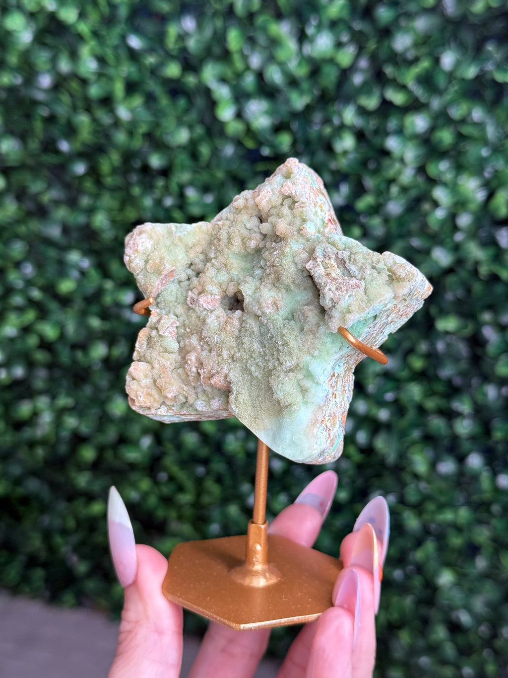 Smithsonite Star Crystal Carving - Indonesia