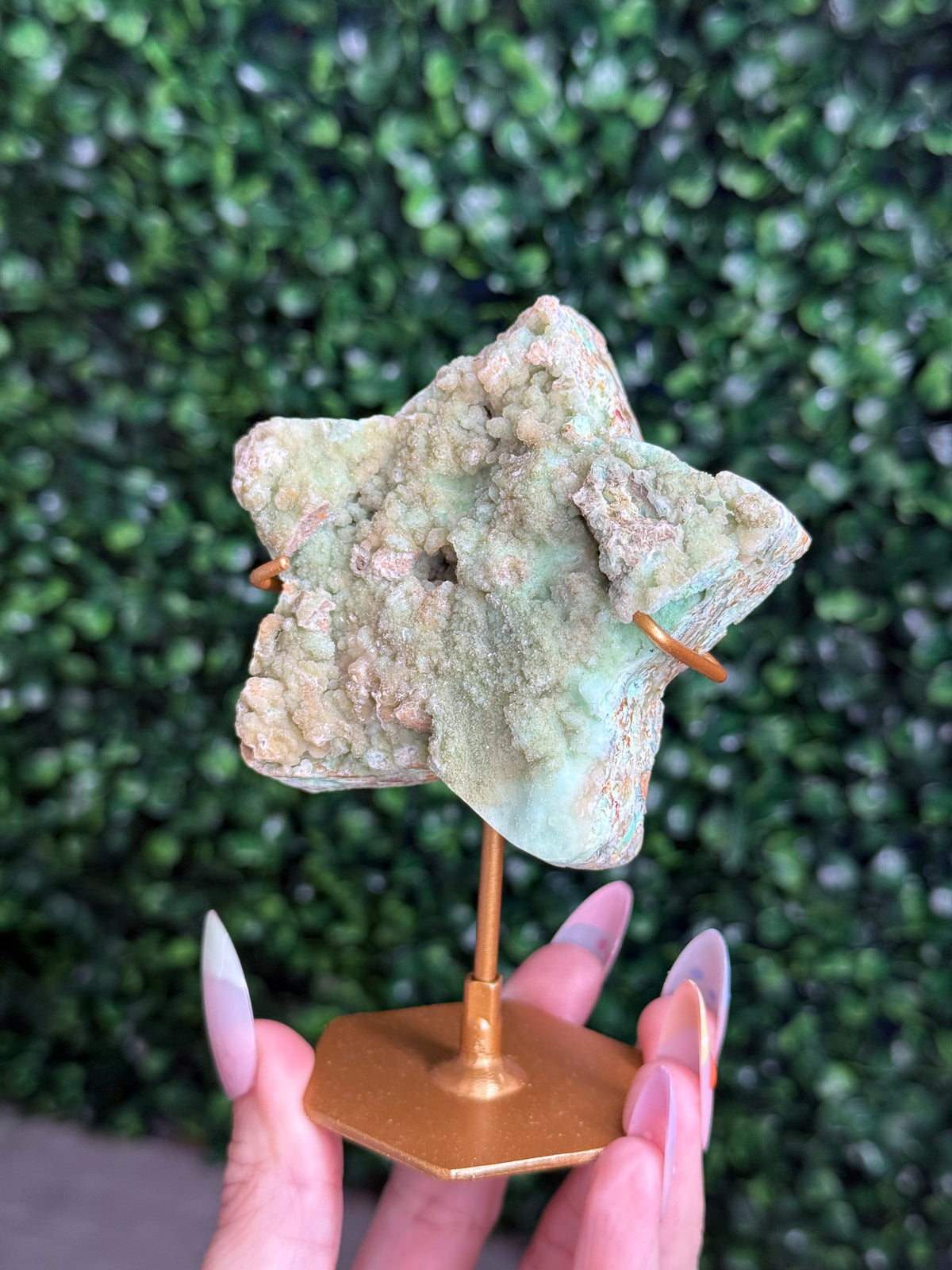 Smithsonite Star Crystal Carving - Indonesia