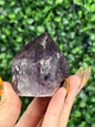 Alien Amethyst Raw Pieces - Hematite Included Amethyst - R