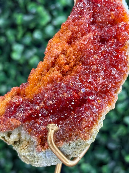 Zincite Specimen from West Java with Custom Stand - 246g