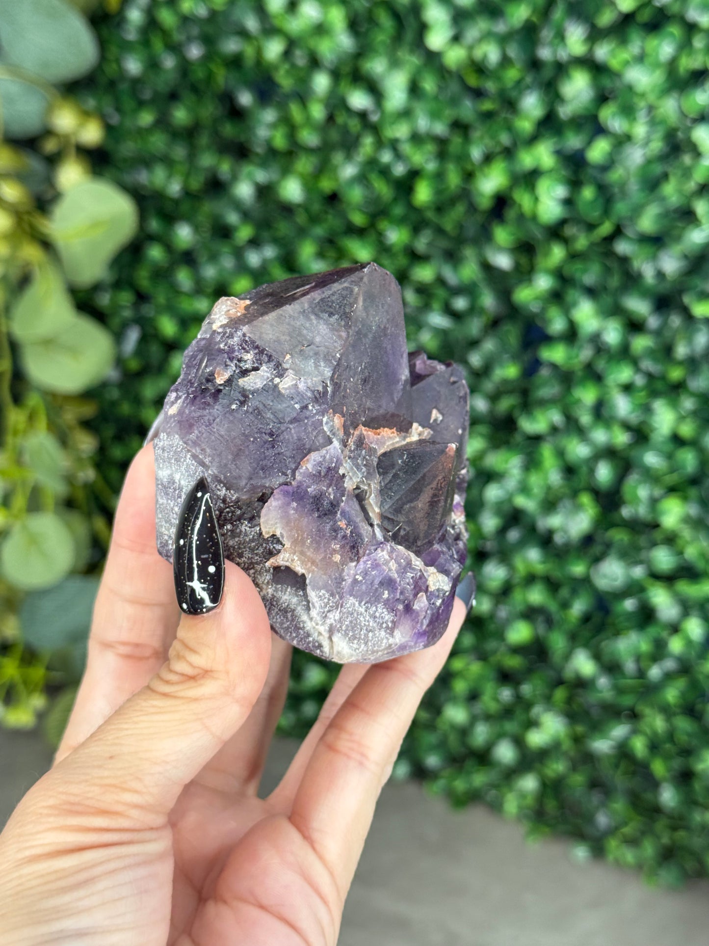 Hematite-Included Amethyst Alien Amethyst U