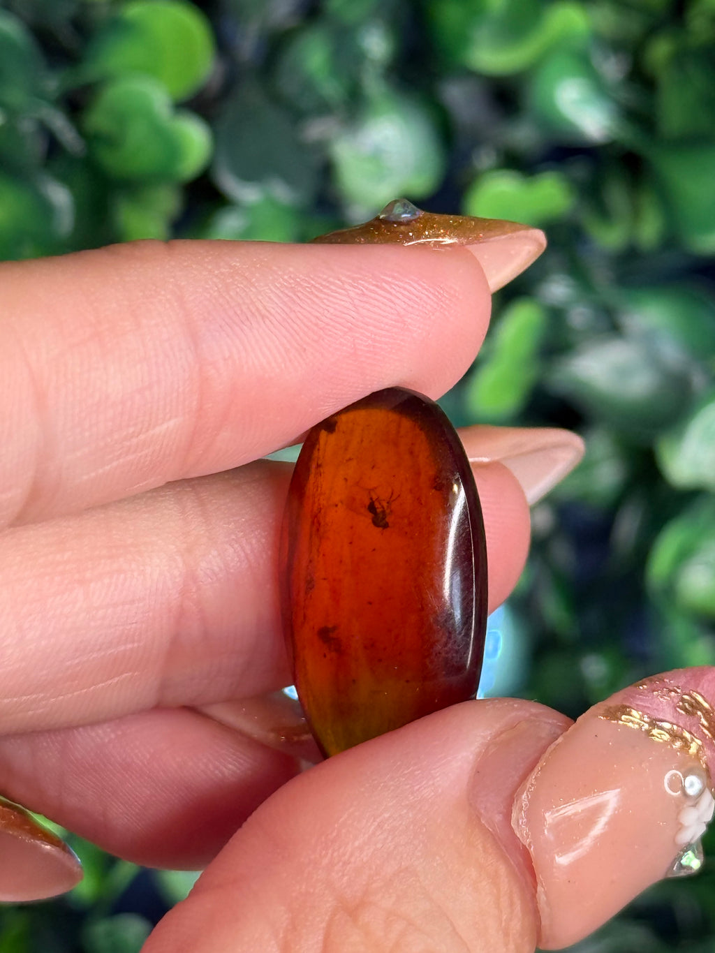 Burmese Cretaceous Amber (UV Fluorescent) with Insects and Inclusions A