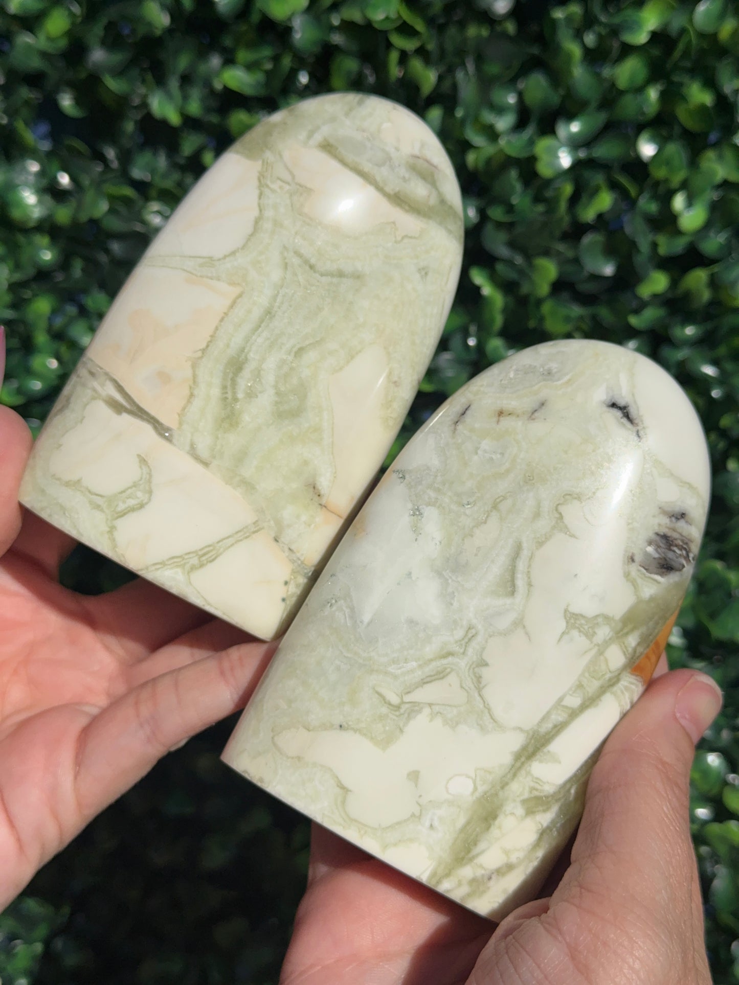 Green Maligano Jasper Crystal Freeforms - Indonesia