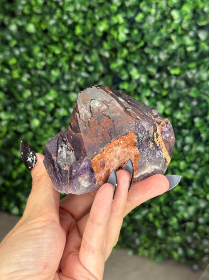 Hematite-Included Amethyst Alien Amethyst M