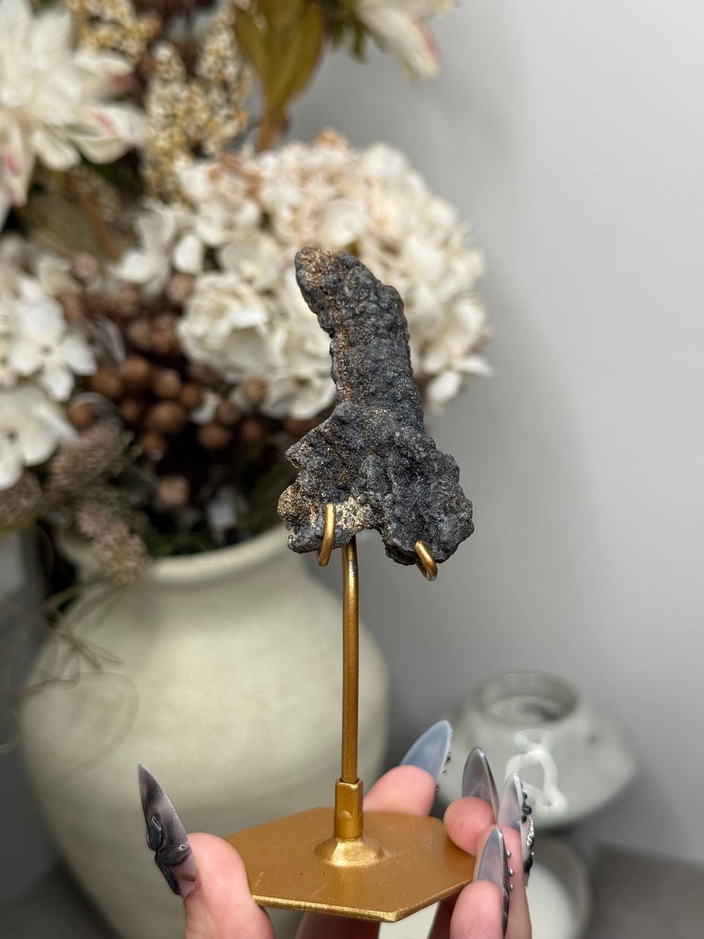 Botryoidal Goethite with Druzy Quartz Coating from Banten, Indonesia - G