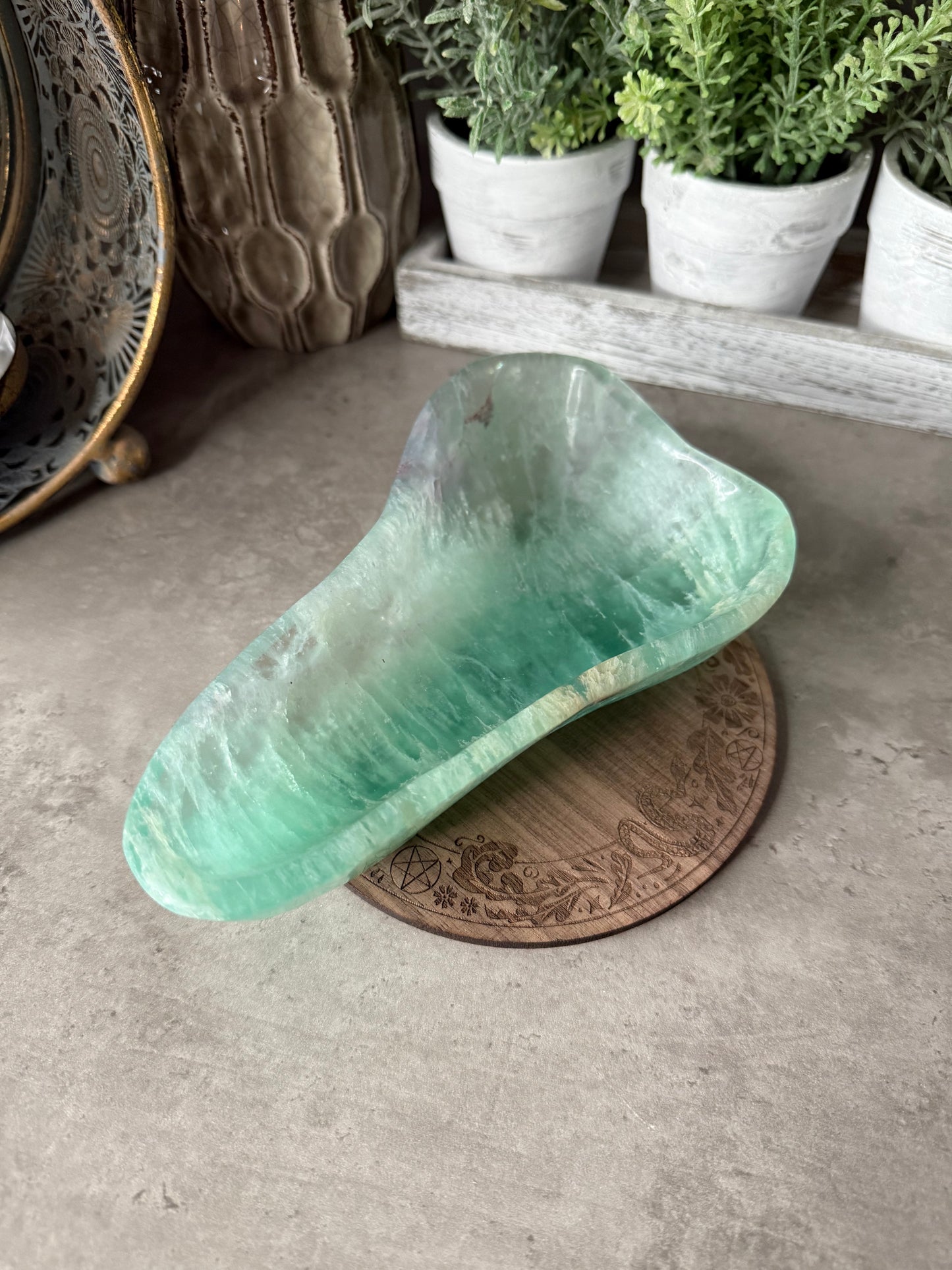 Large Fluorite Bowl