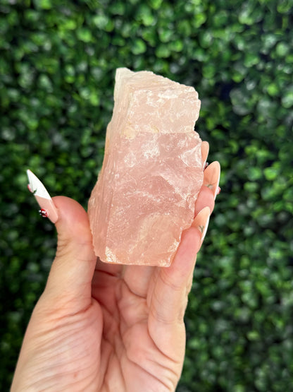 Raw Rose Quartz Crystal From Colorado USA B