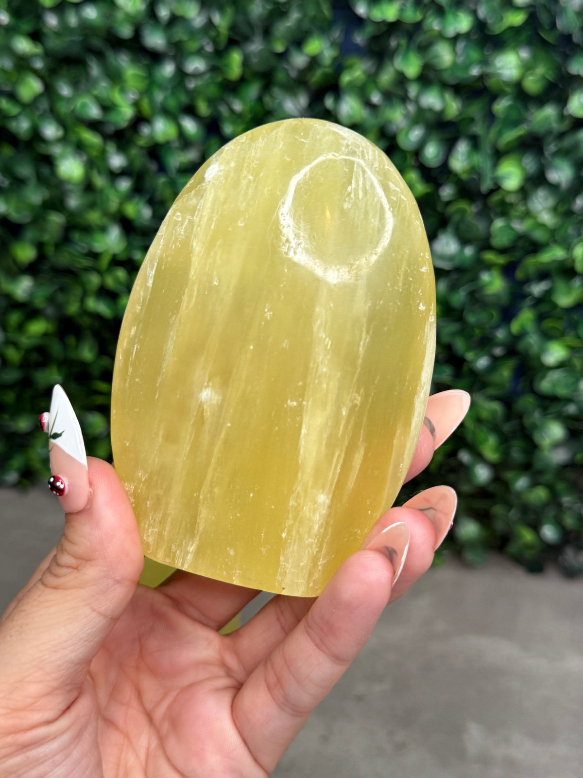 Lemon Calcite Rounded Freeform Crystal Carvings from Pakistan