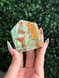 Smithsonite Domino Tower Crystal Carving - Indonesia - A