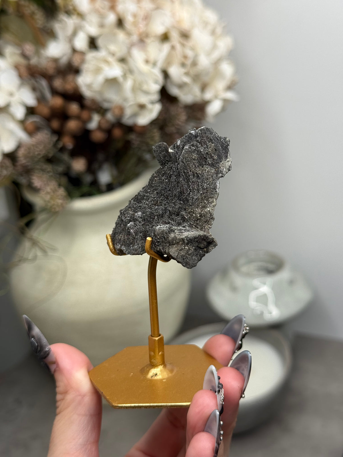 Pyritized Petrified Wood from Indonesia - H