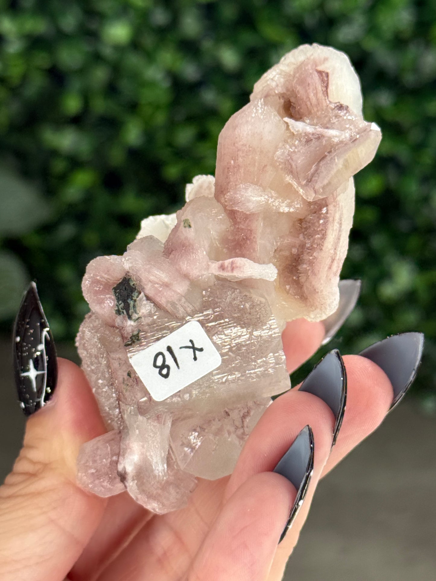 Pink & Green Apophyllite Specimens - X
