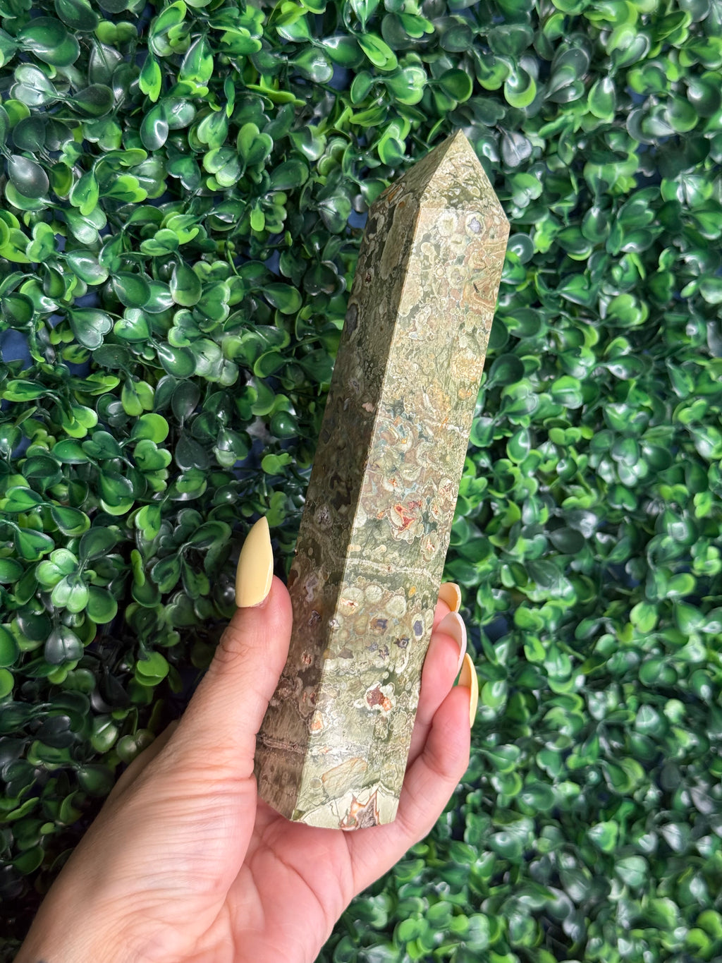 Rainforest Jasper Large Crystal Towers - E