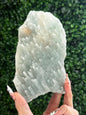 Blue Chalcedony Crystal Specimen from India 242g