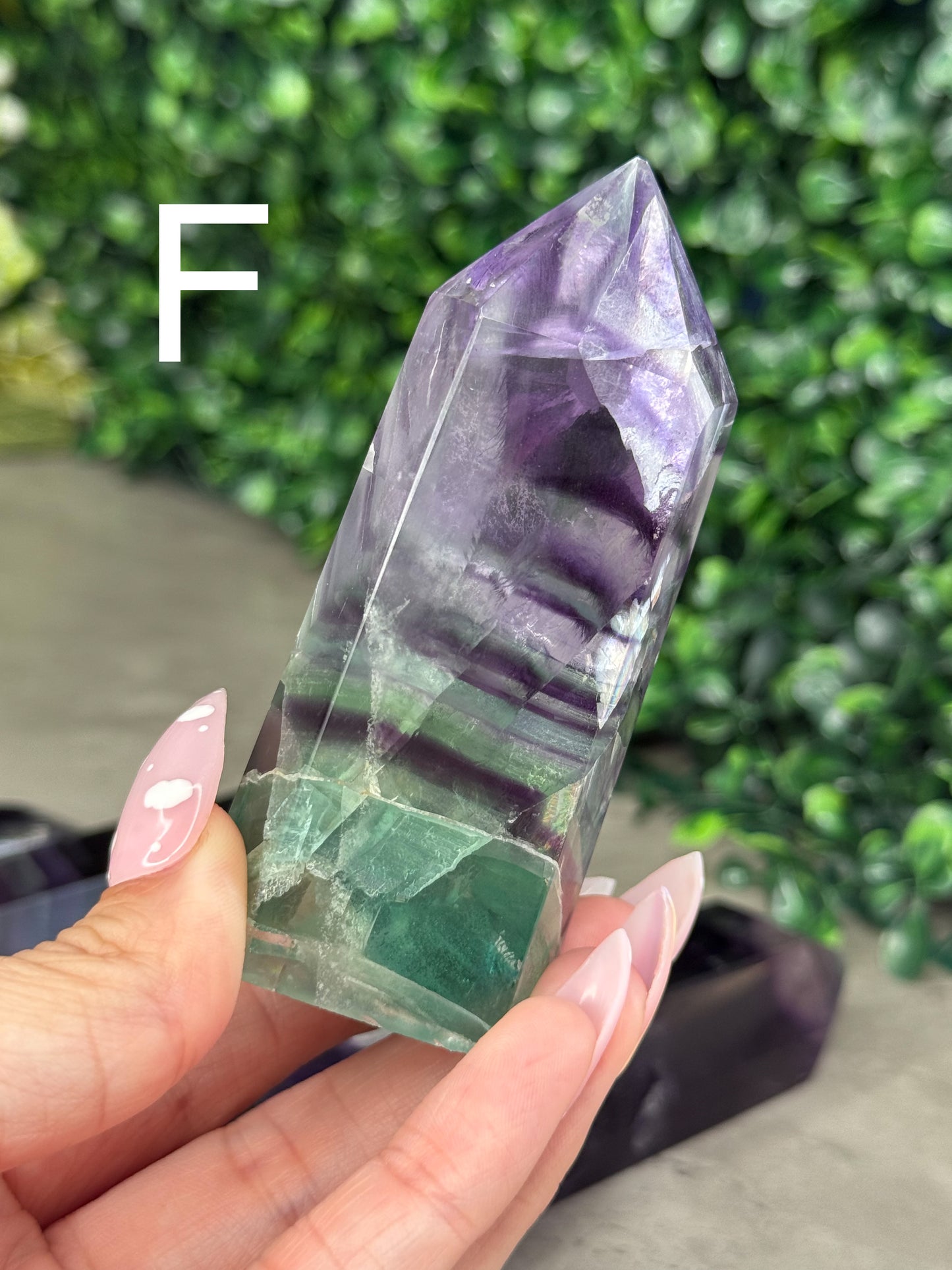 Dark and Moody Flourite Towers Crystal Carvings Imperfect