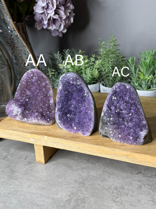 Brazilian Amethyst Cut Bases