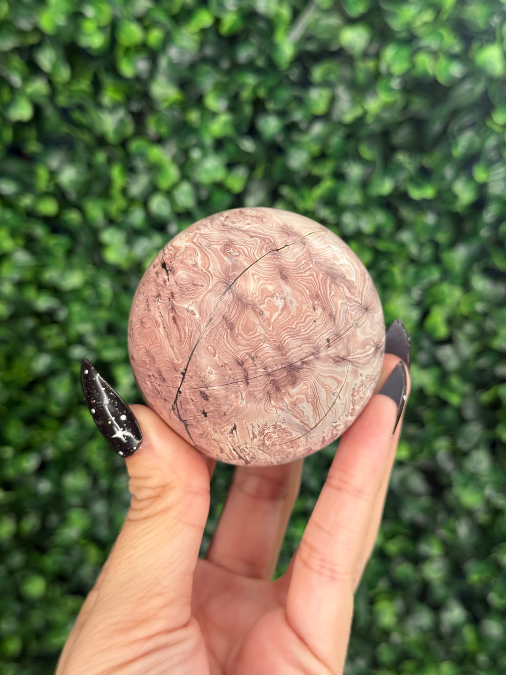 Pink Picture Jasper Spheres A
