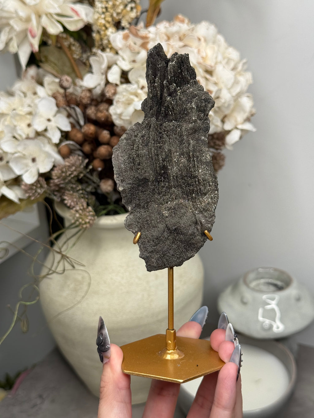 Pyritized Petrified Wood from Indonesia - B