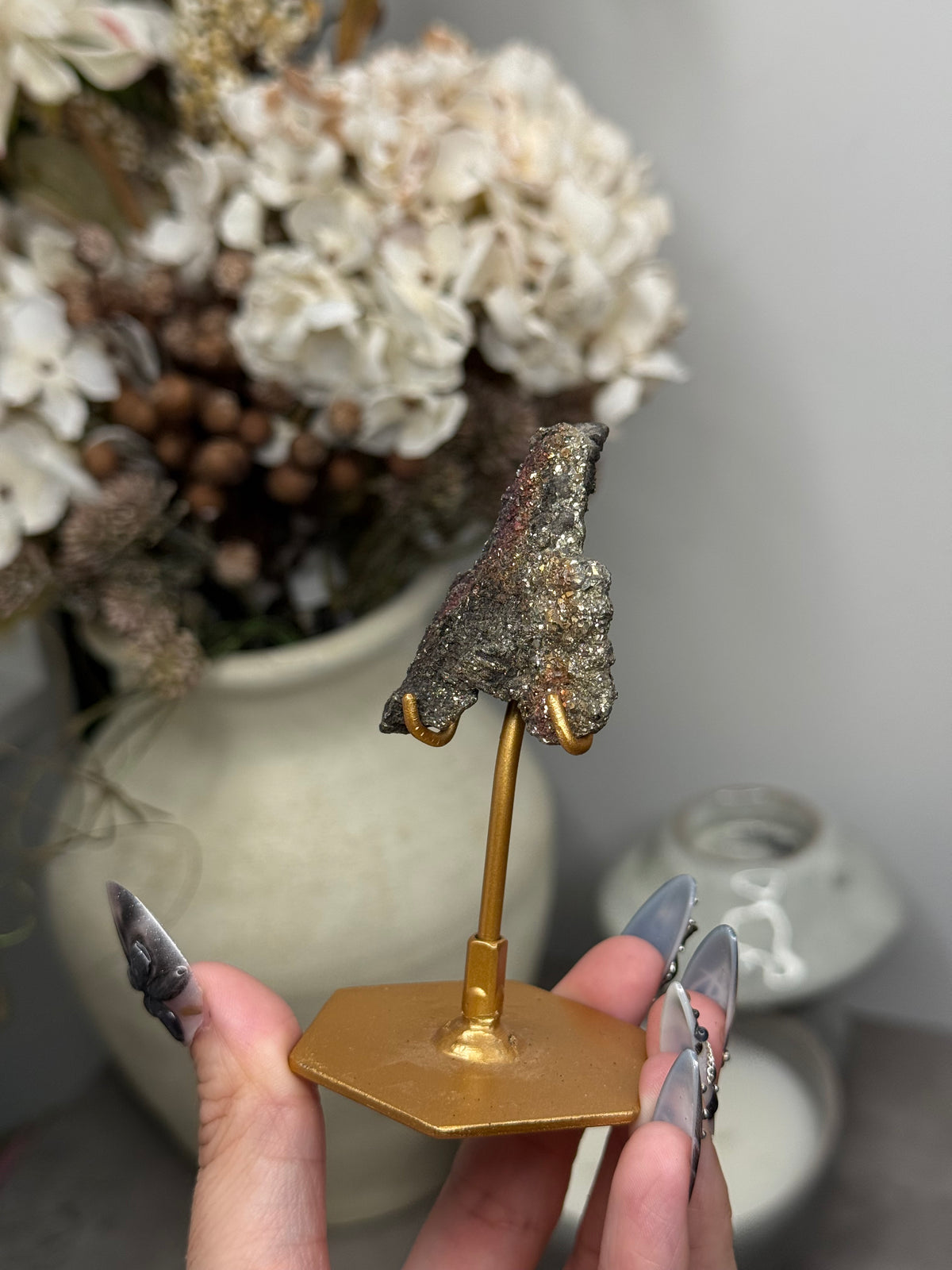 Pyritized Petrified Wood from Indonesia - J