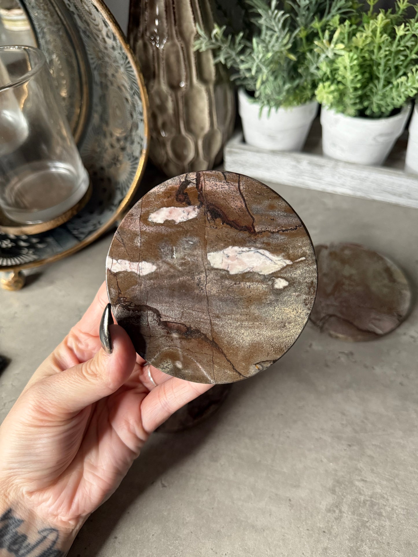 Picture Jasper Coaster Set