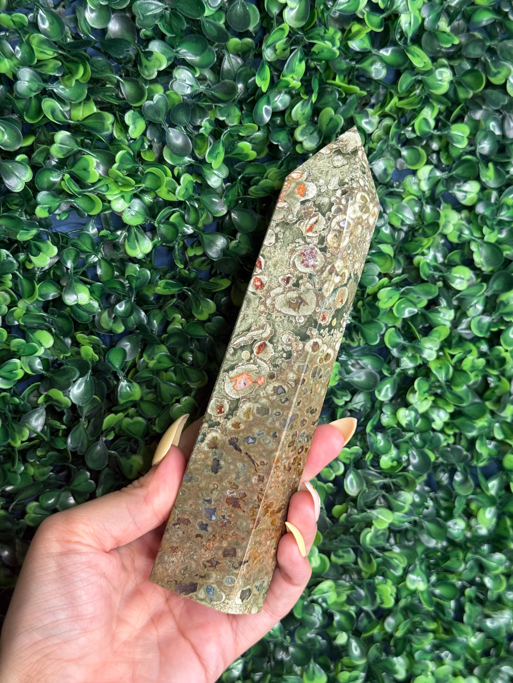 Rainforest Jasper Large Crystal Towers - D