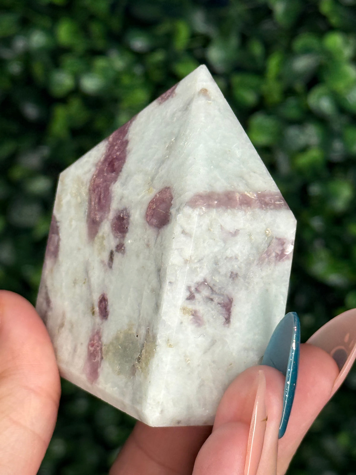 Pink Tourmaline Tower in Albite Matrix - India A