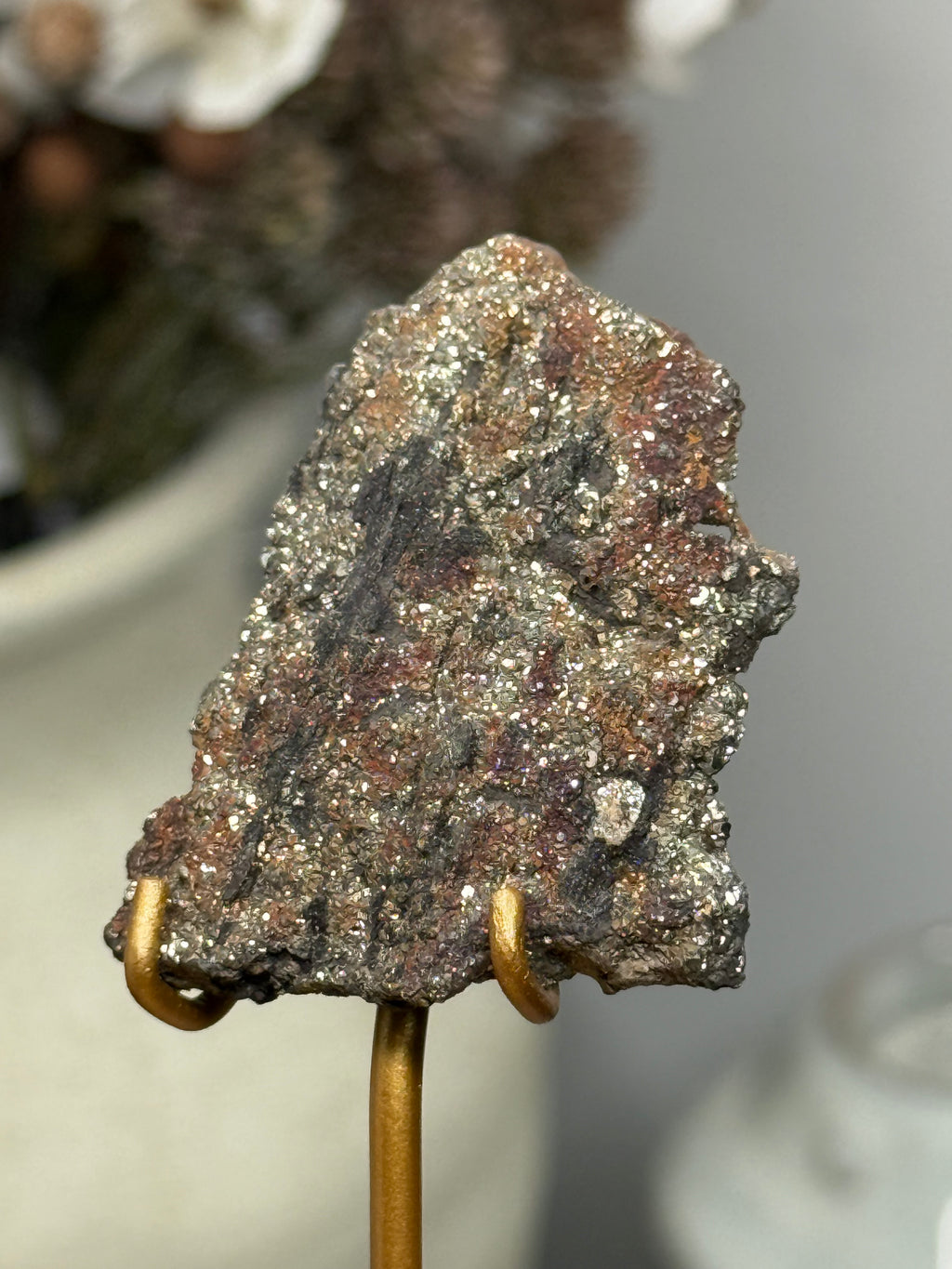 Pyritized Petrified Wood from Indonesia - K