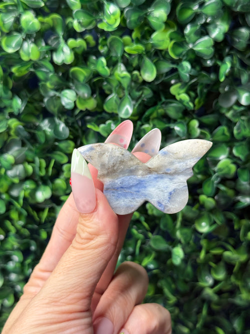 Afghanite Mini Butterfly Crystal Carvings - Pakistan