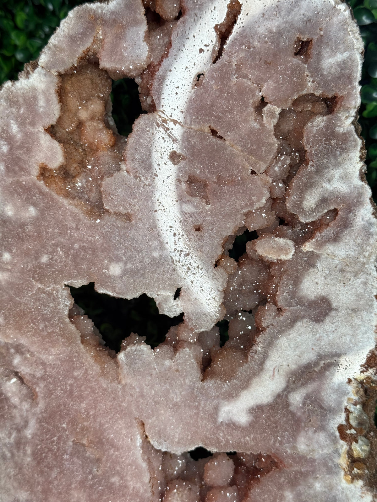 XL Pink Amethyst Druzy Statement Slab 4600g