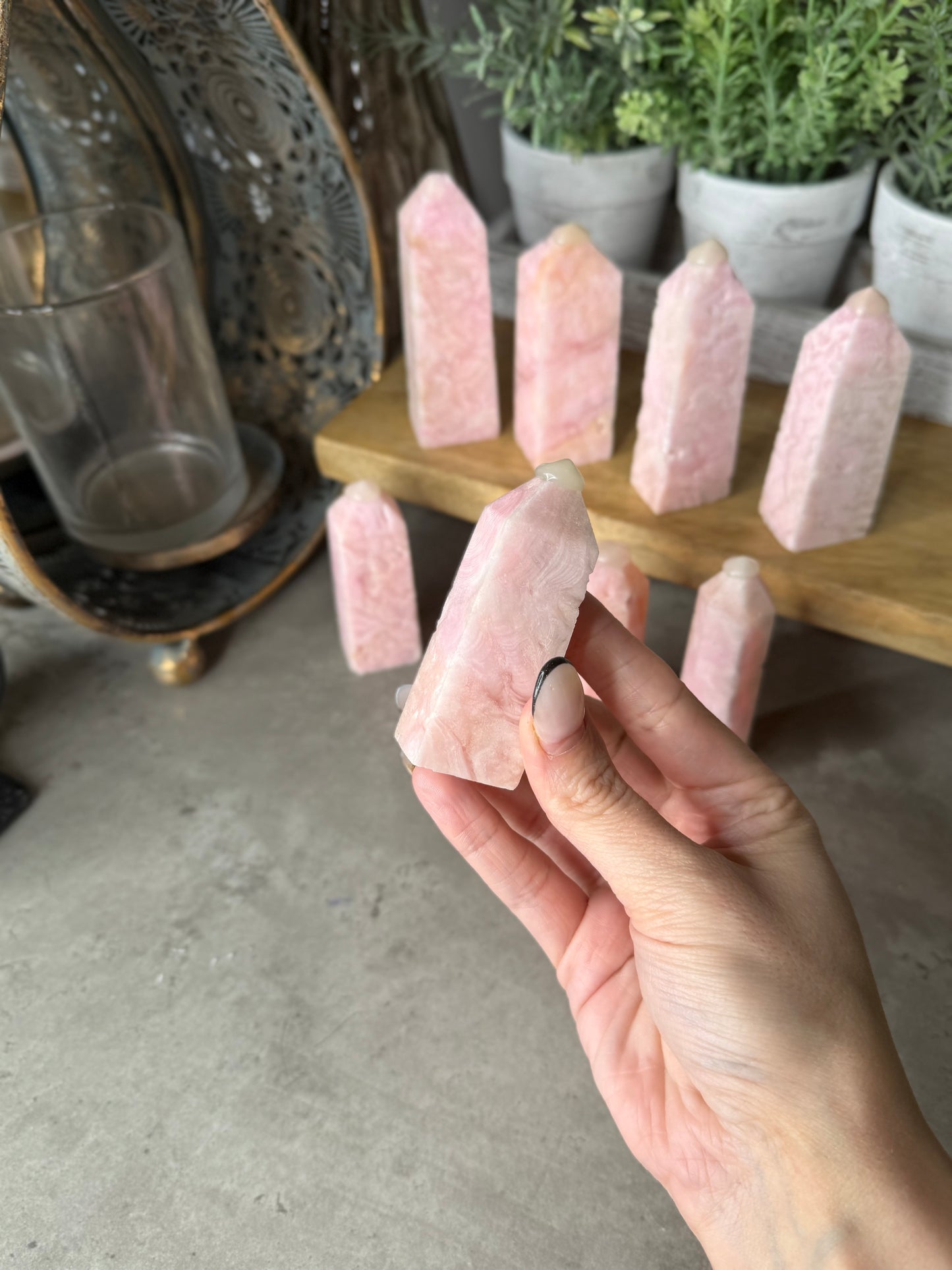 Pink Hemimorphite Towers