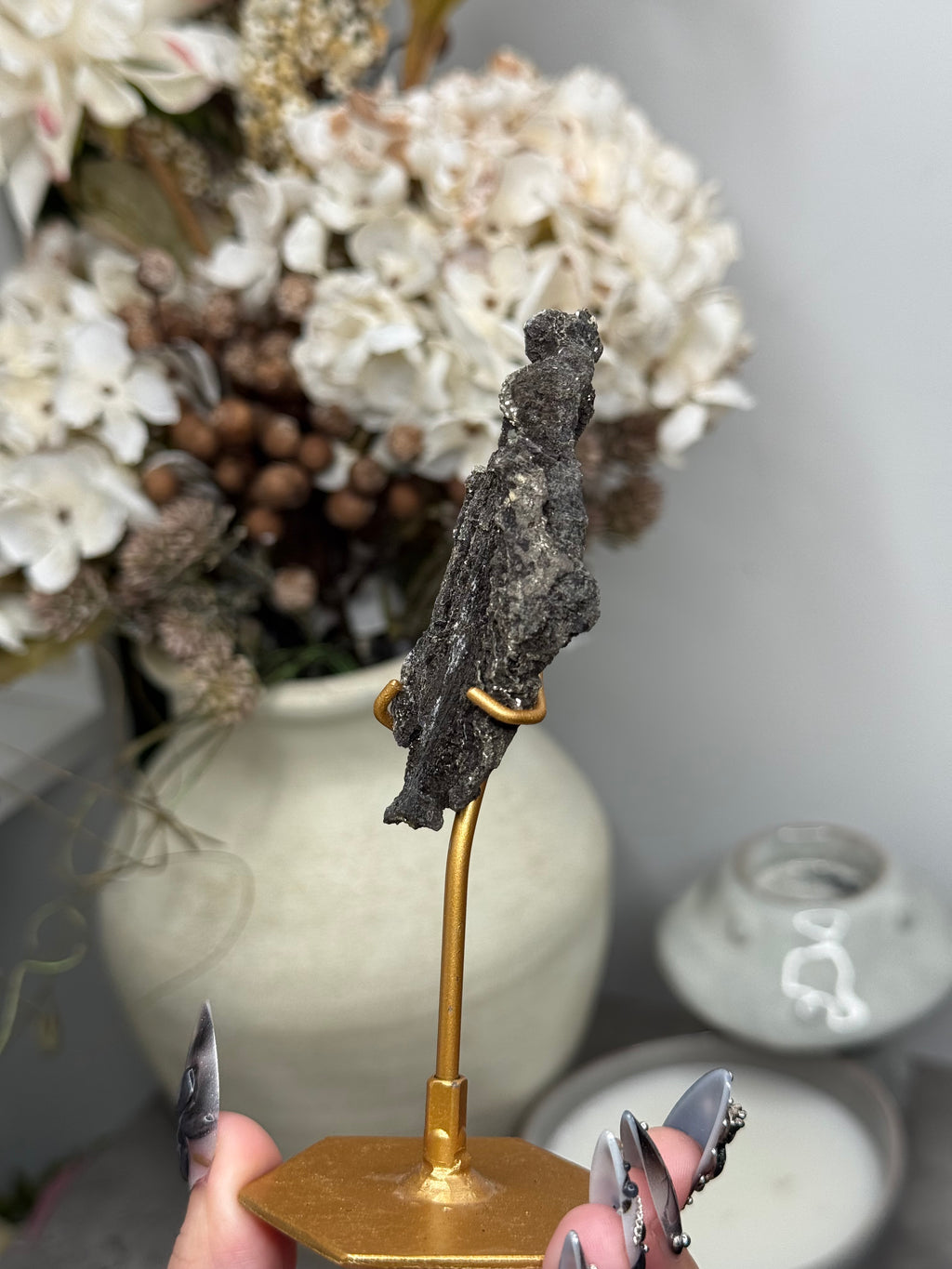 Pyritized Petrified Wood from Indonesia - F