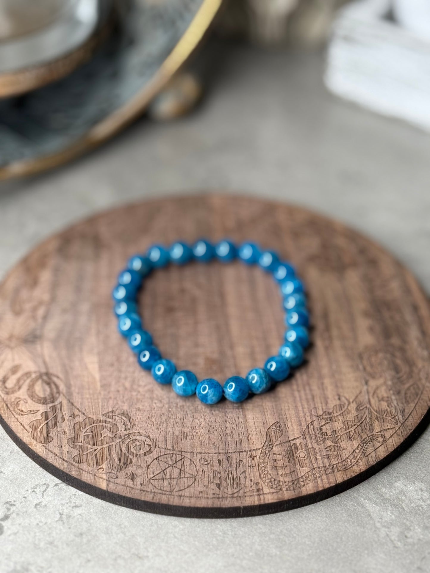 Blue Apatite Bracelet