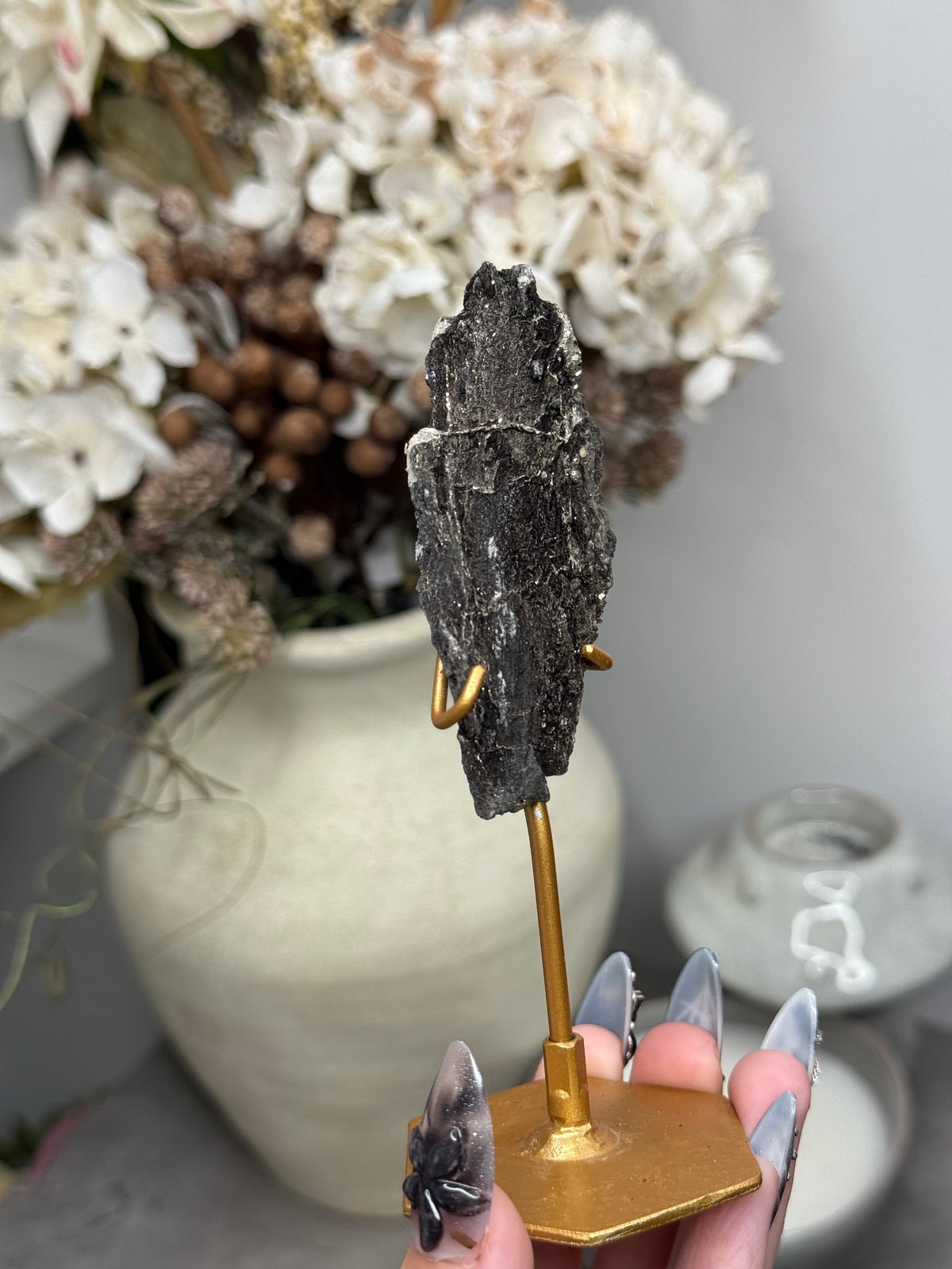 Pyritized Petrified Wood from Indonesia - F