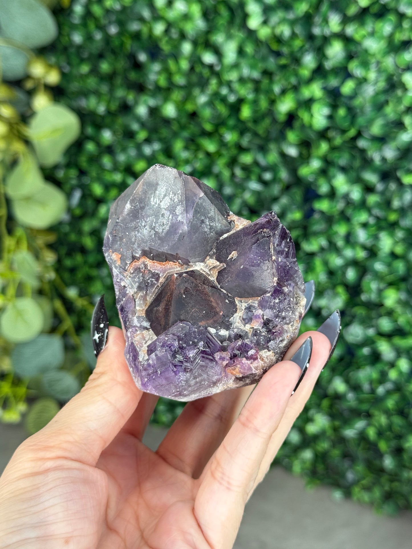 Hematite-Included Amethyst Alien Amethyst U