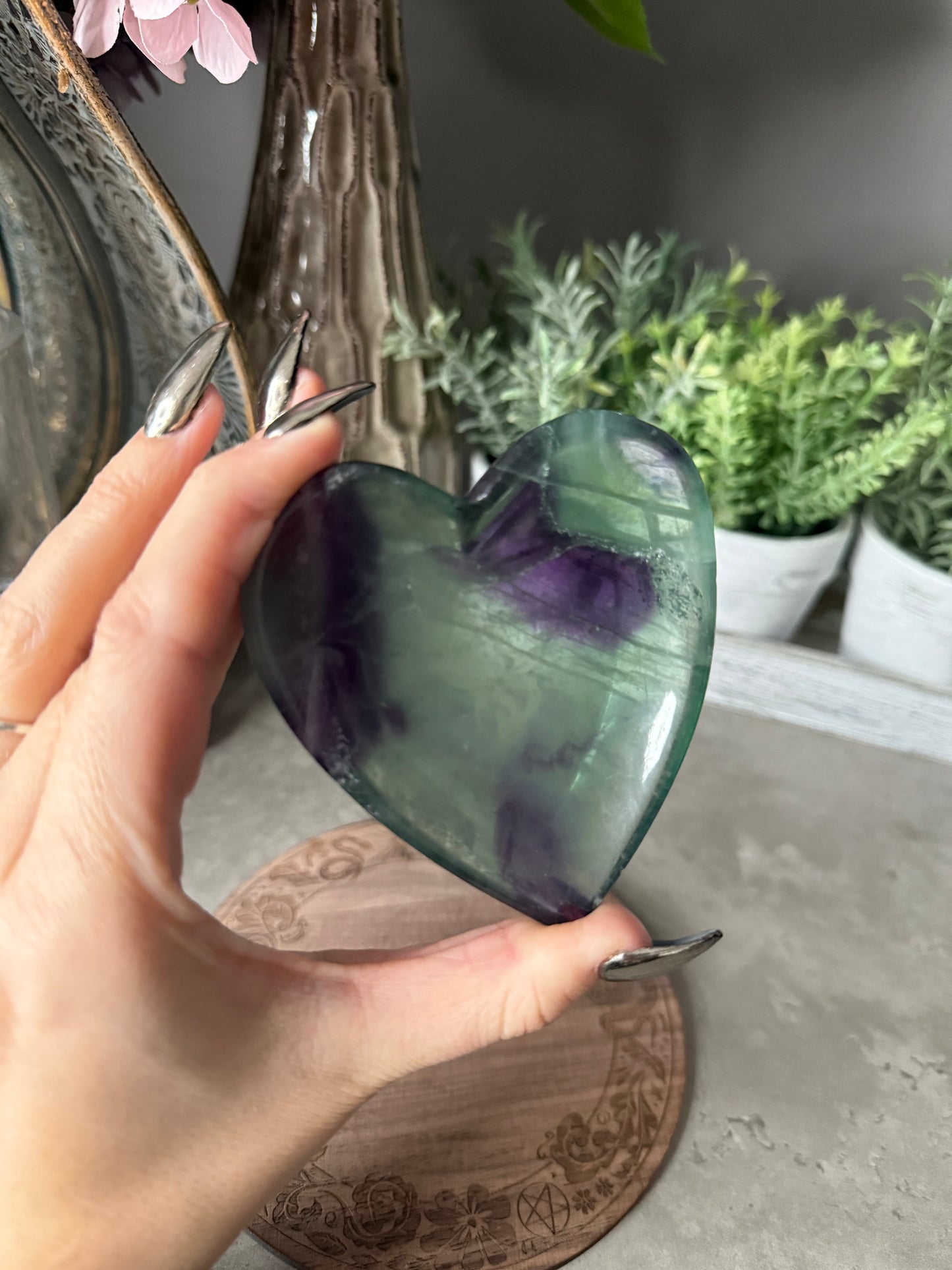 Fluorite Heart Bowl