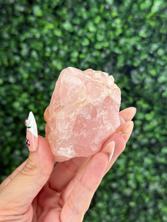 Raw Rose Quartz Crystal From Colorado USA J