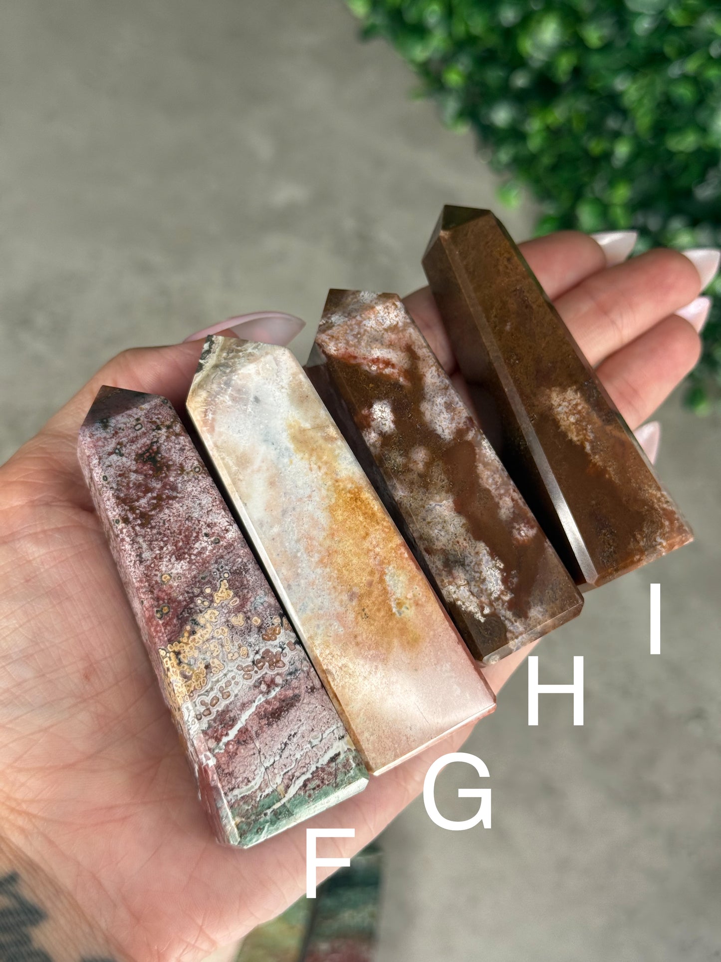 Unicorn Jasper Towers Crystal Carvings