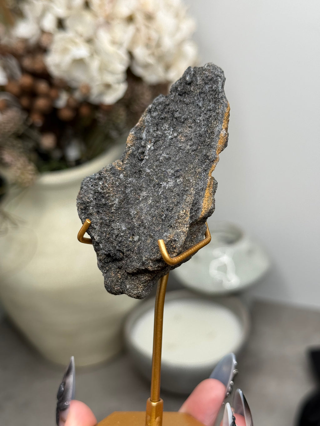 Botryoidal Goethite with Druzy Quartz Coating from Banten, Indonesia - E