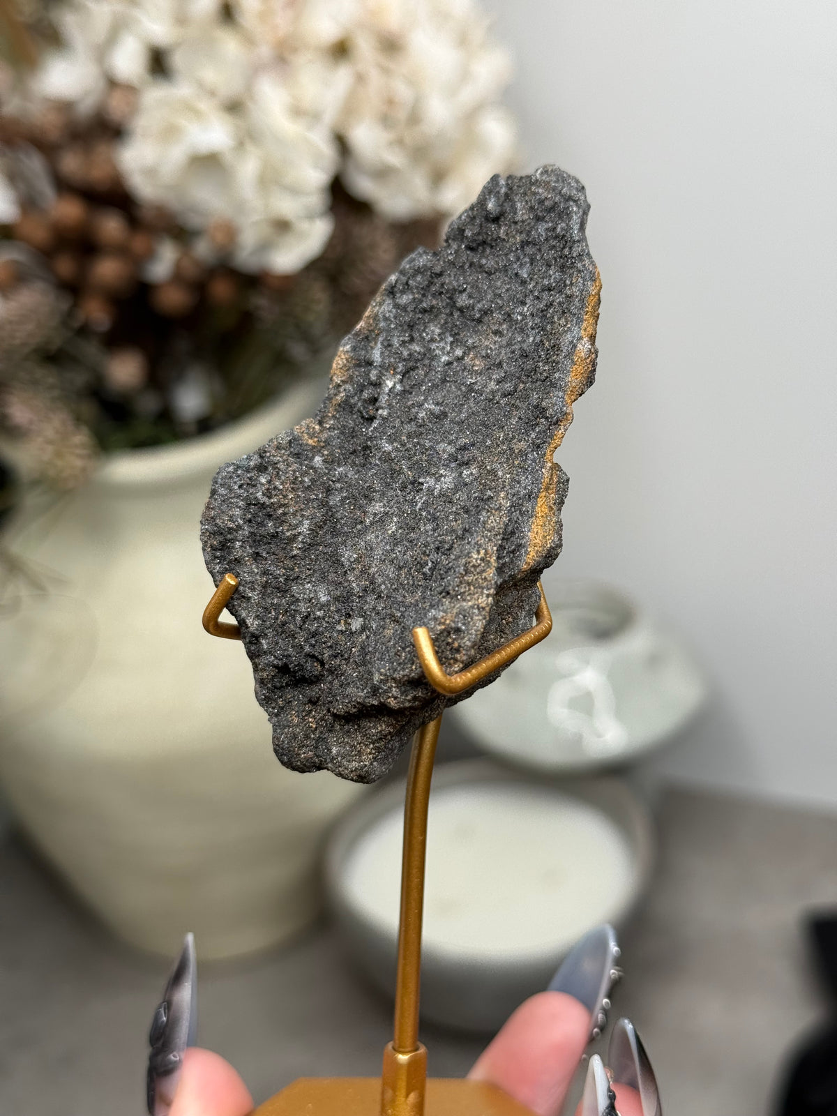 Botryoidal Goethite with Druzy Quartz Coating from Banten, Indonesia - E