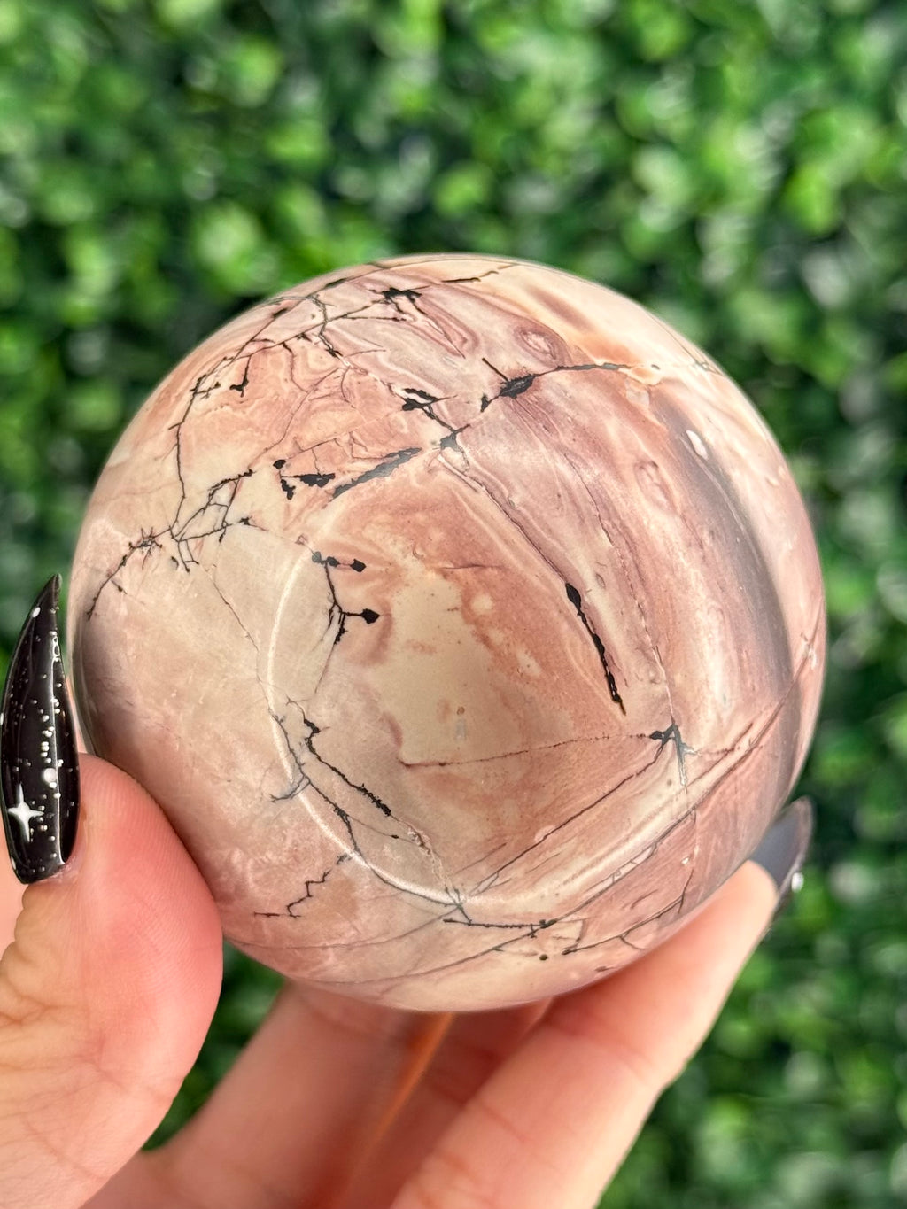 Pink Picture Jasper Spheres G