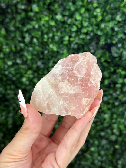 Raw Rose Quartz Crystal From Colorado USA F