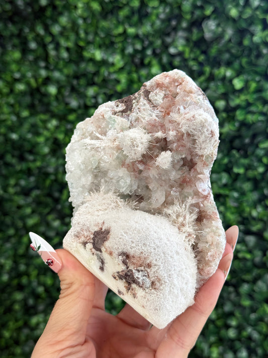 Mordenite with Heulandite and Hematite Inclusions - India - 557g